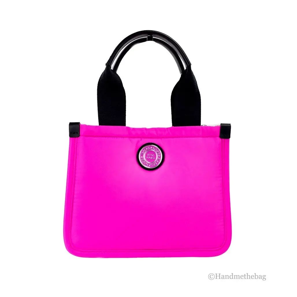 Marc Jacobs Small Neon Fuchsia Nylon Fabric Tote Convertible Bag Purse by Marc Jacobs