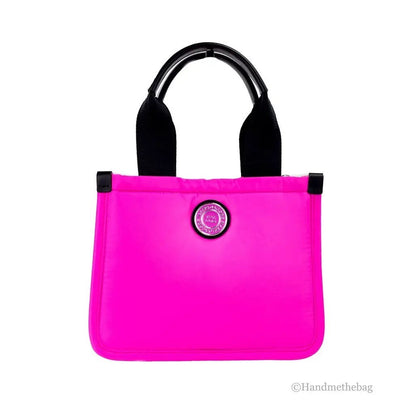 Marc Jacobs Small Neon Fuchsia Nylon Fabric Tote Convertible Bag Purse by Marc Jacobs