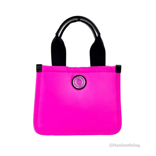 Marc Jacobs Small Neon Fuchsia Nylon Fabric Tote Convertible Bag Purse by Marc Jacobs