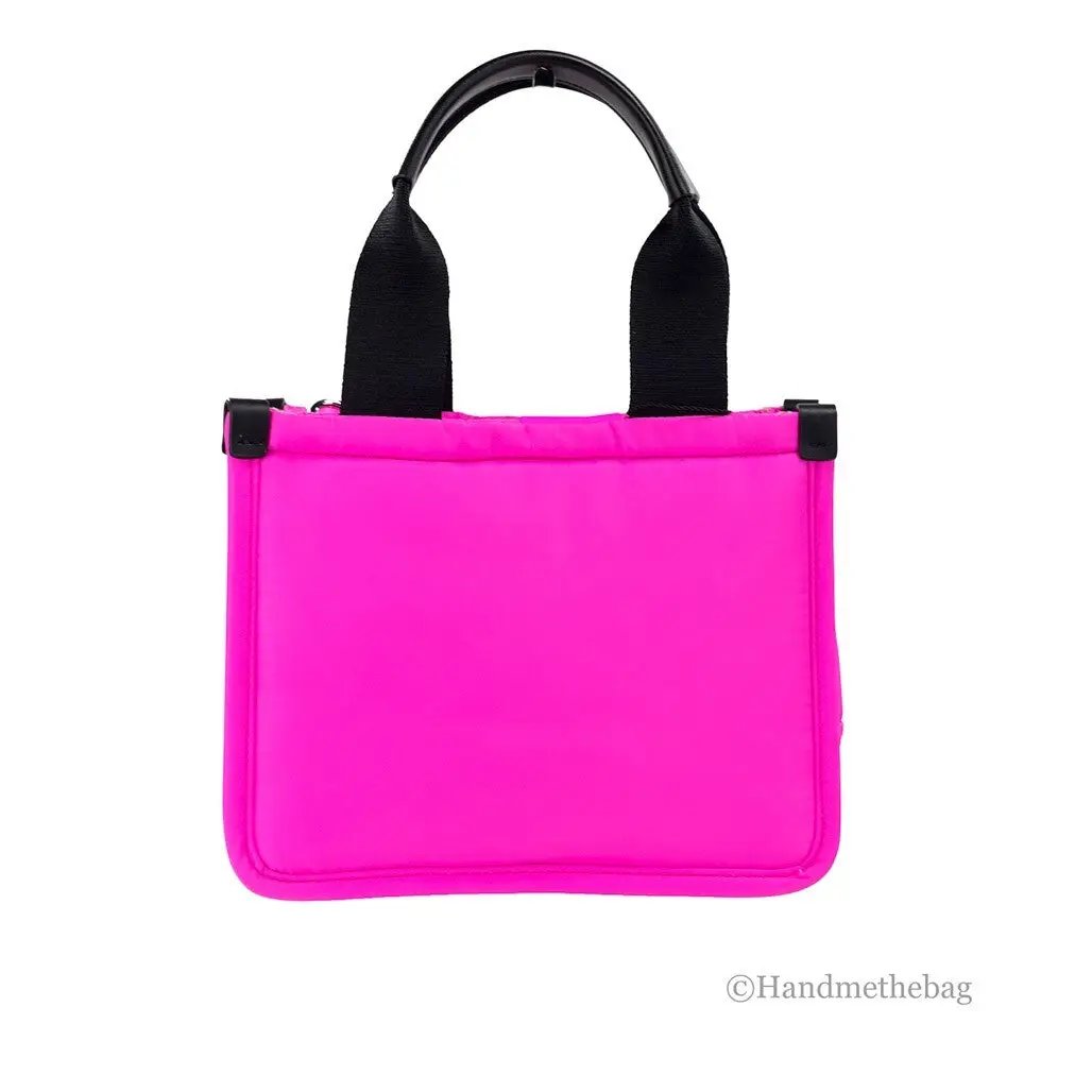 Marc Jacobs Small Neon Fuchsia Nylon Fabric Tote Convertible Bag Purse by Marc Jacobs