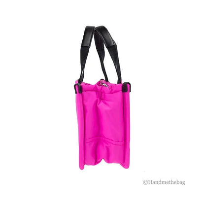 Marc Jacobs Small Neon Fuchsia Nylon Fabric Tote Convertible Bag Purse by Marc Jacobs