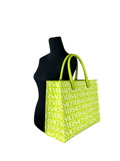 Versace Medusa Large Canvas Large Tote Bag by Versace