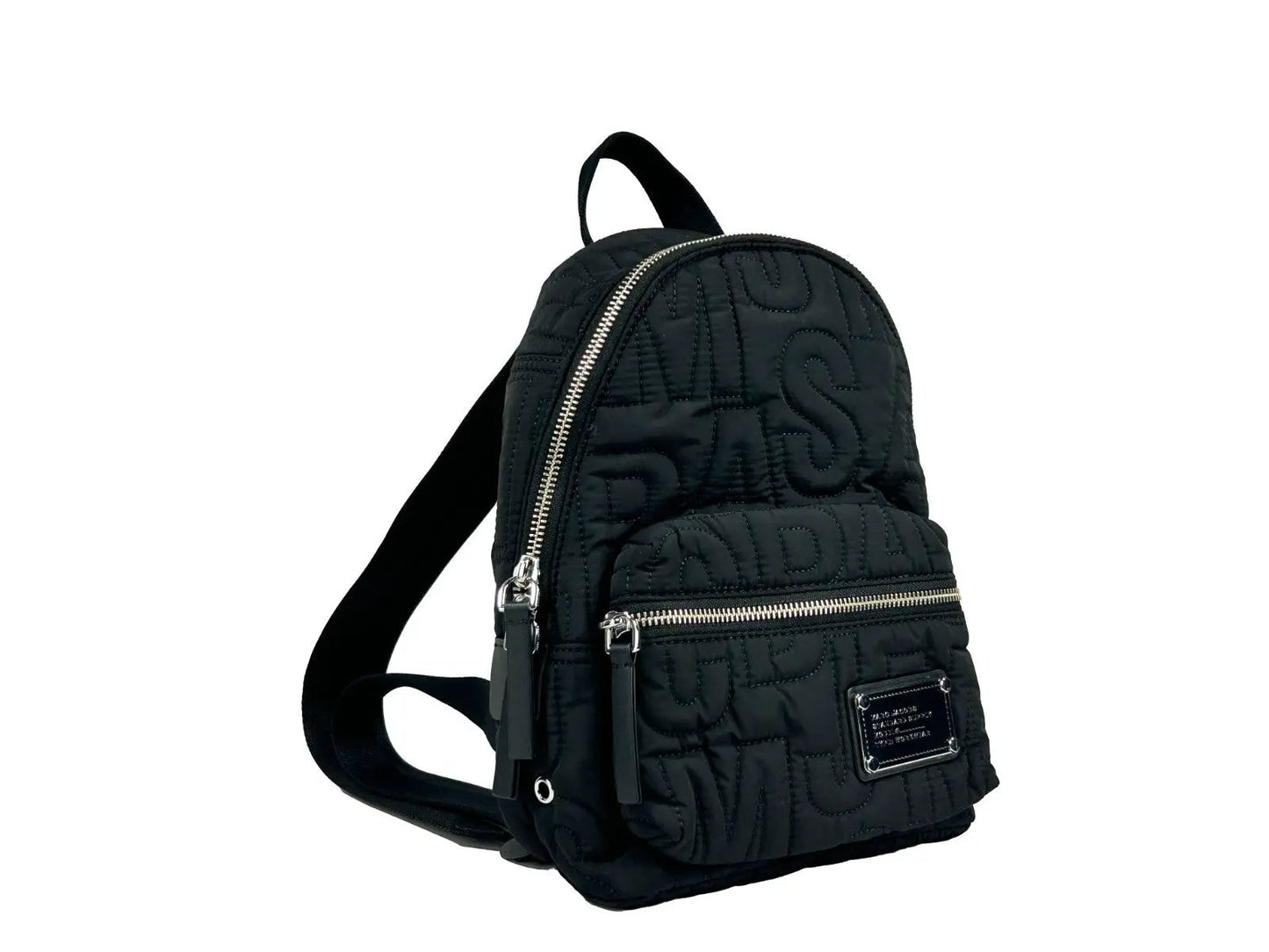 Marc Jacobs Small Black Quilted Backpack Bookbag by Marc Jacobs