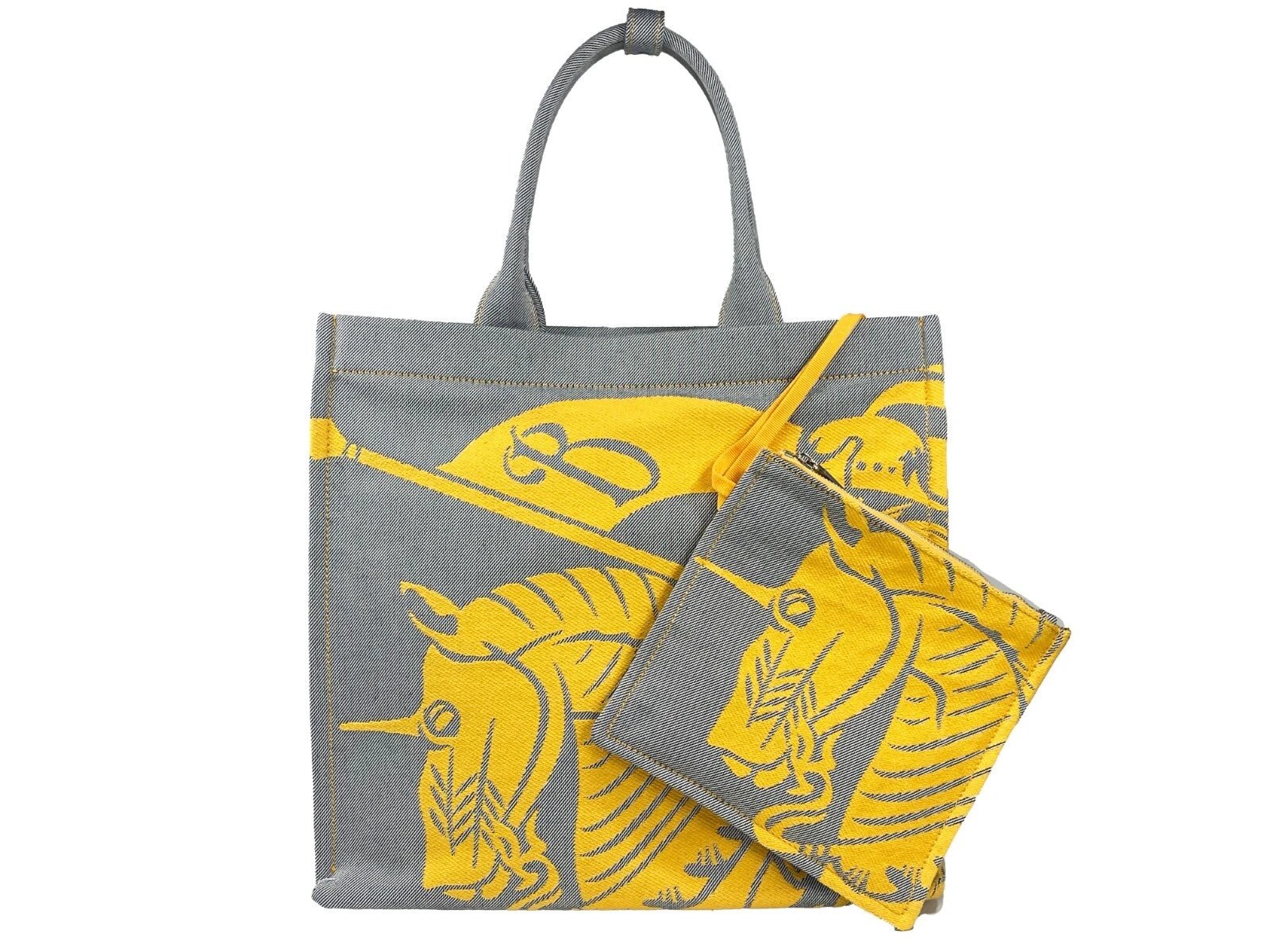 Burberry EKD Canvas Tote Bag With Coin Pouch by Burberry
