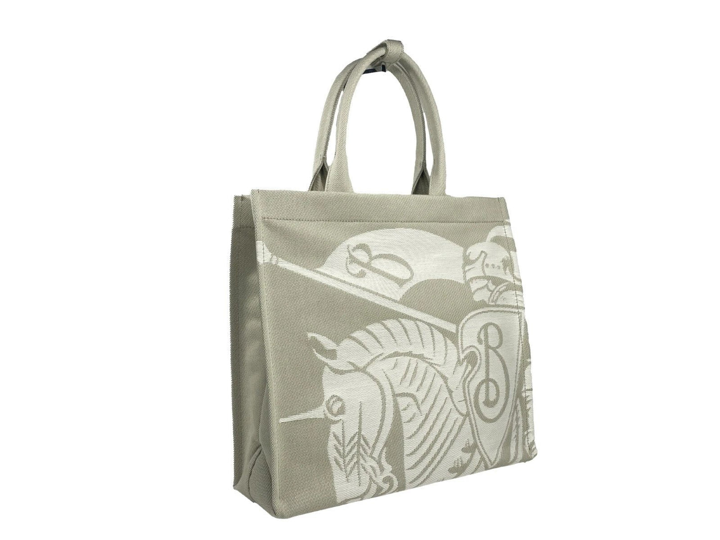 Burberry EKD Canvas Tote Bag With Coin Pouch by Burberry