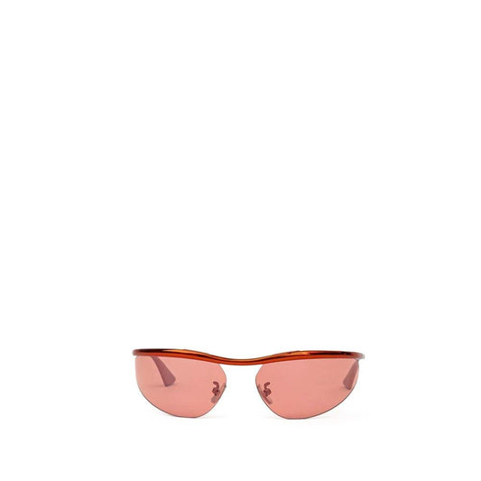 Bottega Veneta Orange Metal Sunglasses by Bottega Veneta