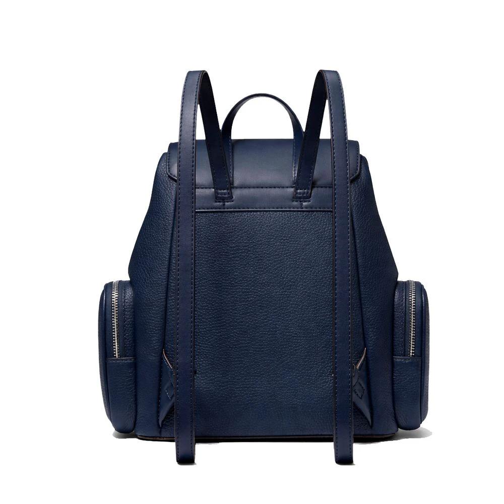 Michael Kors Blue Fur Backpack by Michael Kors