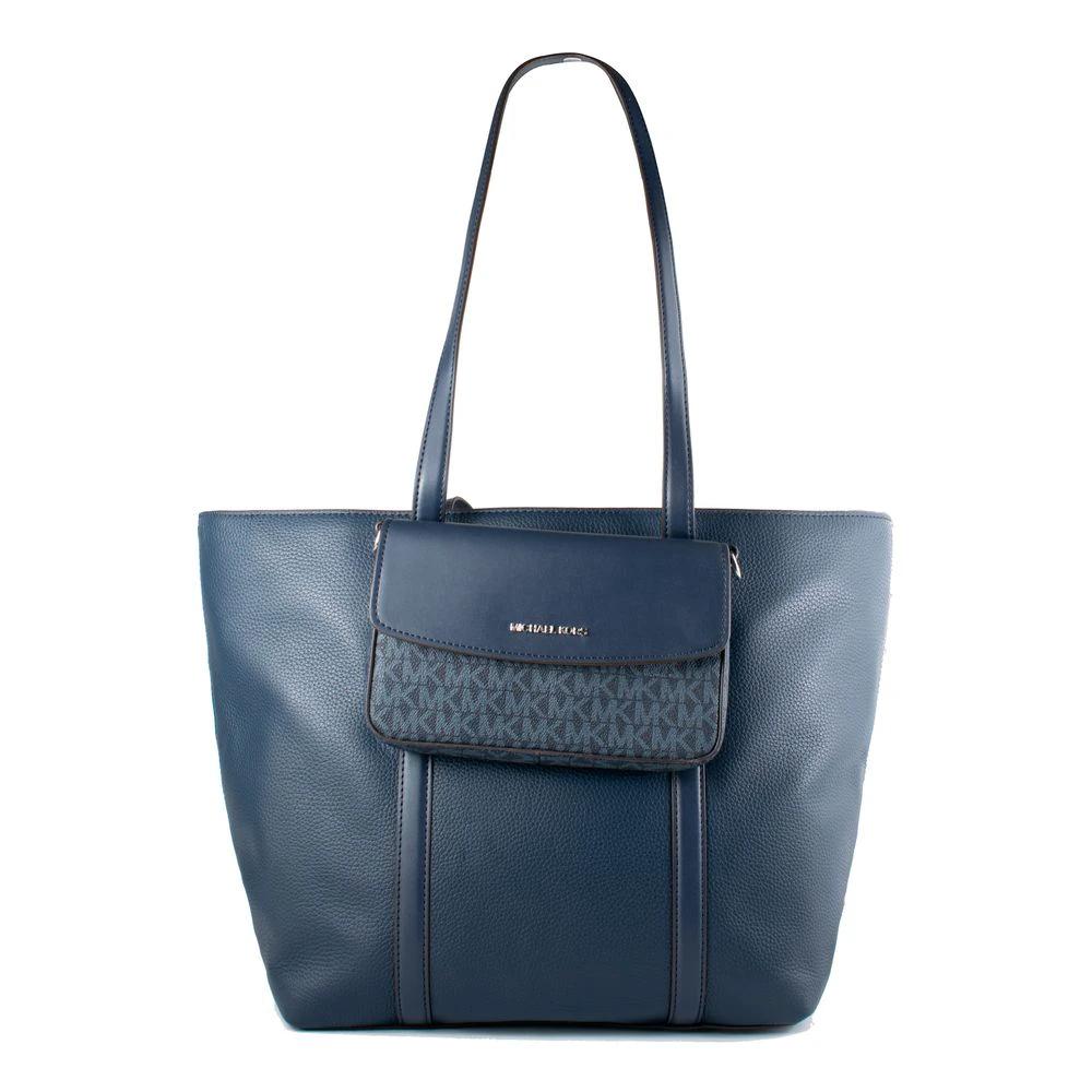 Michael Kors Blue Fur Handbag by Michael Kors