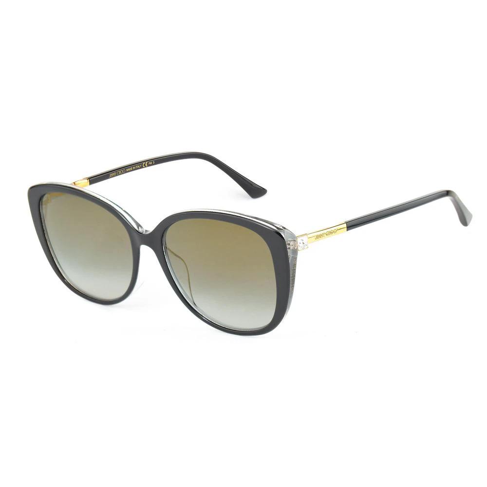 Jimmy Choo Black Acetate Sunglasses by Jimmy Choo