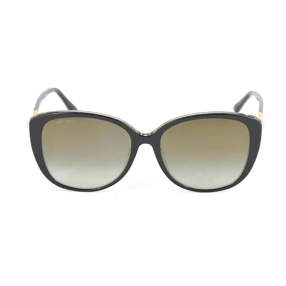 Jimmy Choo Black Acetate Sunglasses by Jimmy Choo