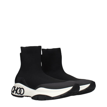 Jimmy Choo Black Fabric Ankle Boots by Jimmy Choo