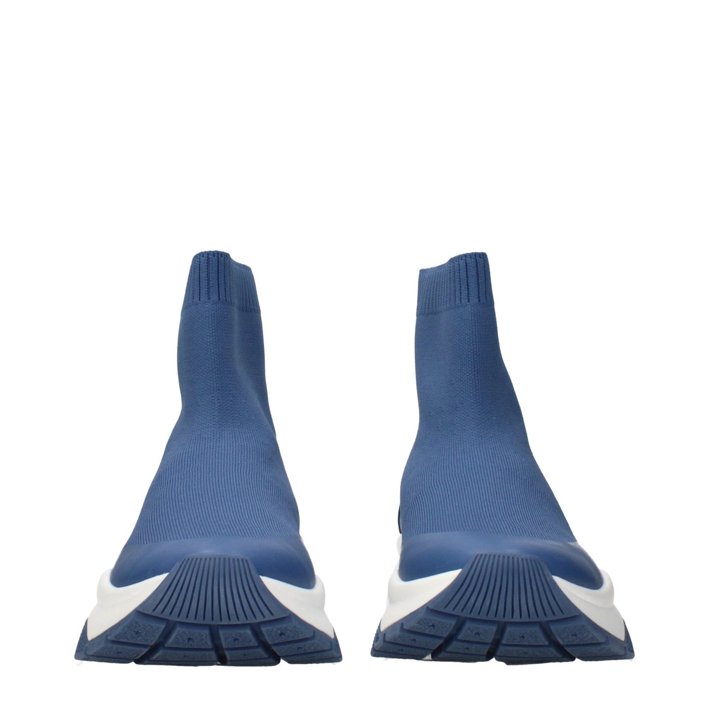 Jimmy Choo Blue Fabric Ankle Boots by Jimmy Choo