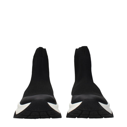 Jimmy Choo Black Fabric Ankle Boots by Jimmy Choo