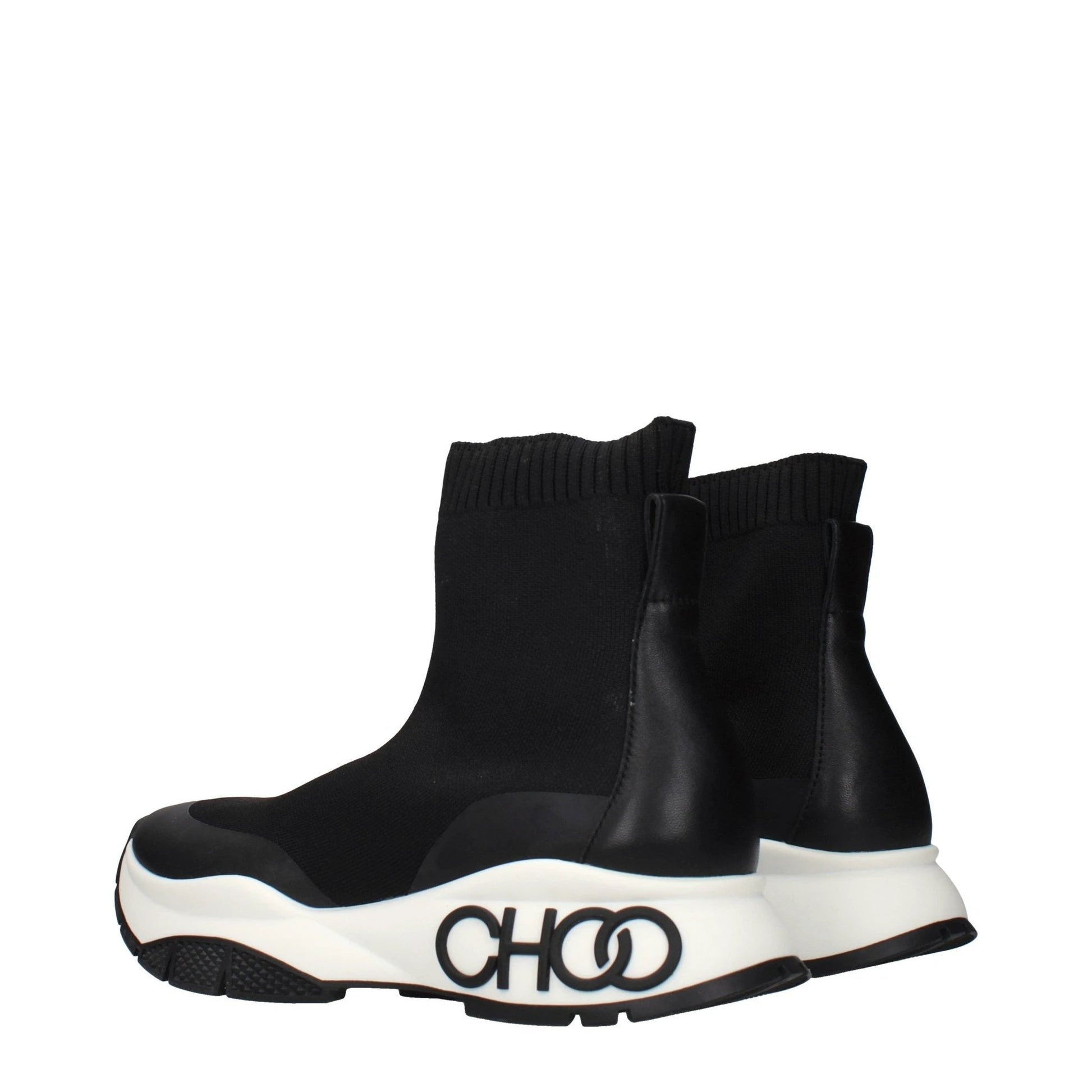 Jimmy Choo Black Fabric Ankle Boots by Jimmy Choo
