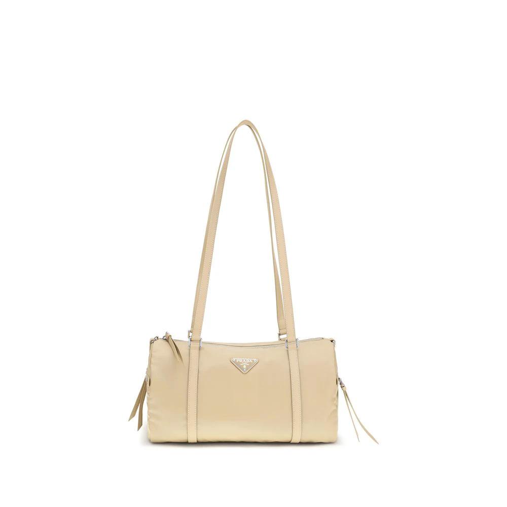 Prada Beige Polyamide Handbag by Prada
