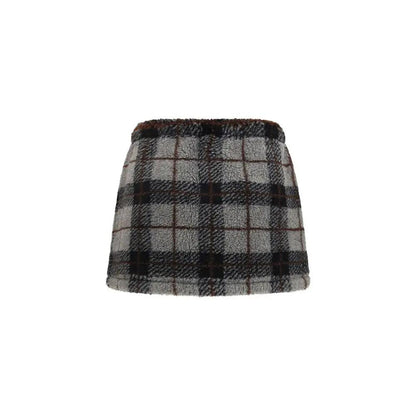 Miu Miu Multicolor Nylon Mini Skirt by Miu Miu