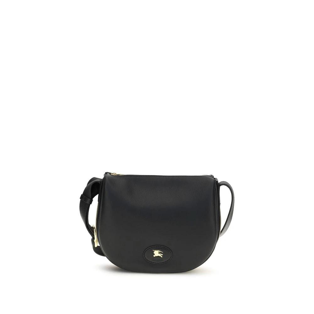 Burberry Black Calf Leather Bos Taurus Shoulder Bag by Burberry