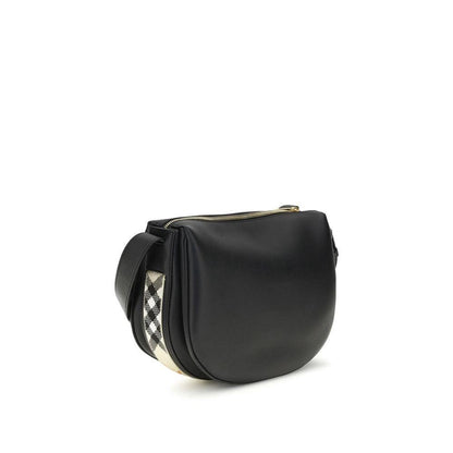 Burberry Black Calf Leather Bos Taurus Shoulder Bag by Burberry
