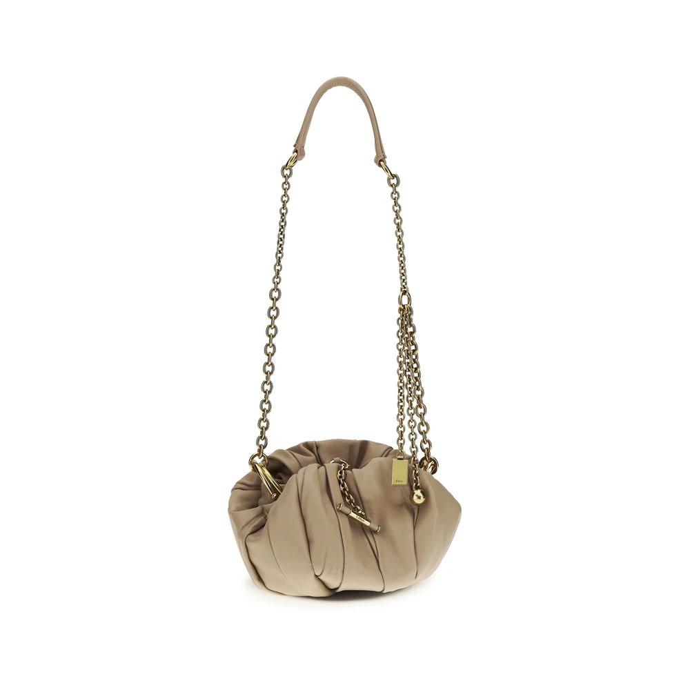 Chloé Beige Lamb Ovis Aries Aries Shoulder Bag by Chloé