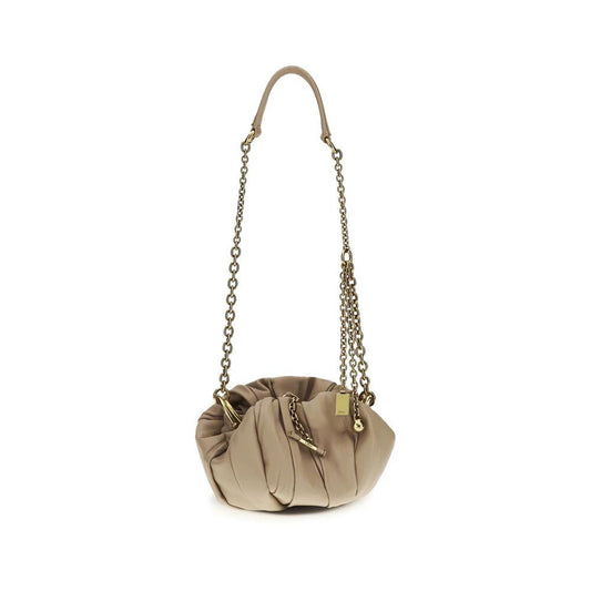 Chloé Beige Lamb Ovis Aries Aries Shoulder Bag by Chloé