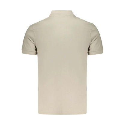 Hugo Boss Beige Cotton Mens Polo Shirt by Hugo Boss