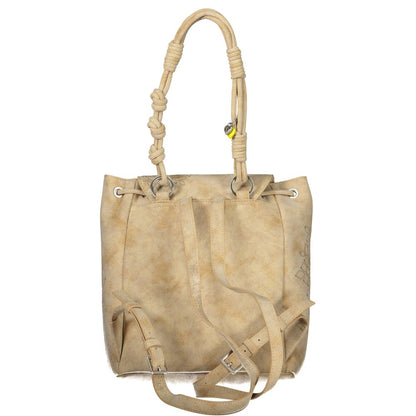 Sac à dos Desigual femme mini Sierra Prisma Sand en polyuréthane beige – DE-44260
