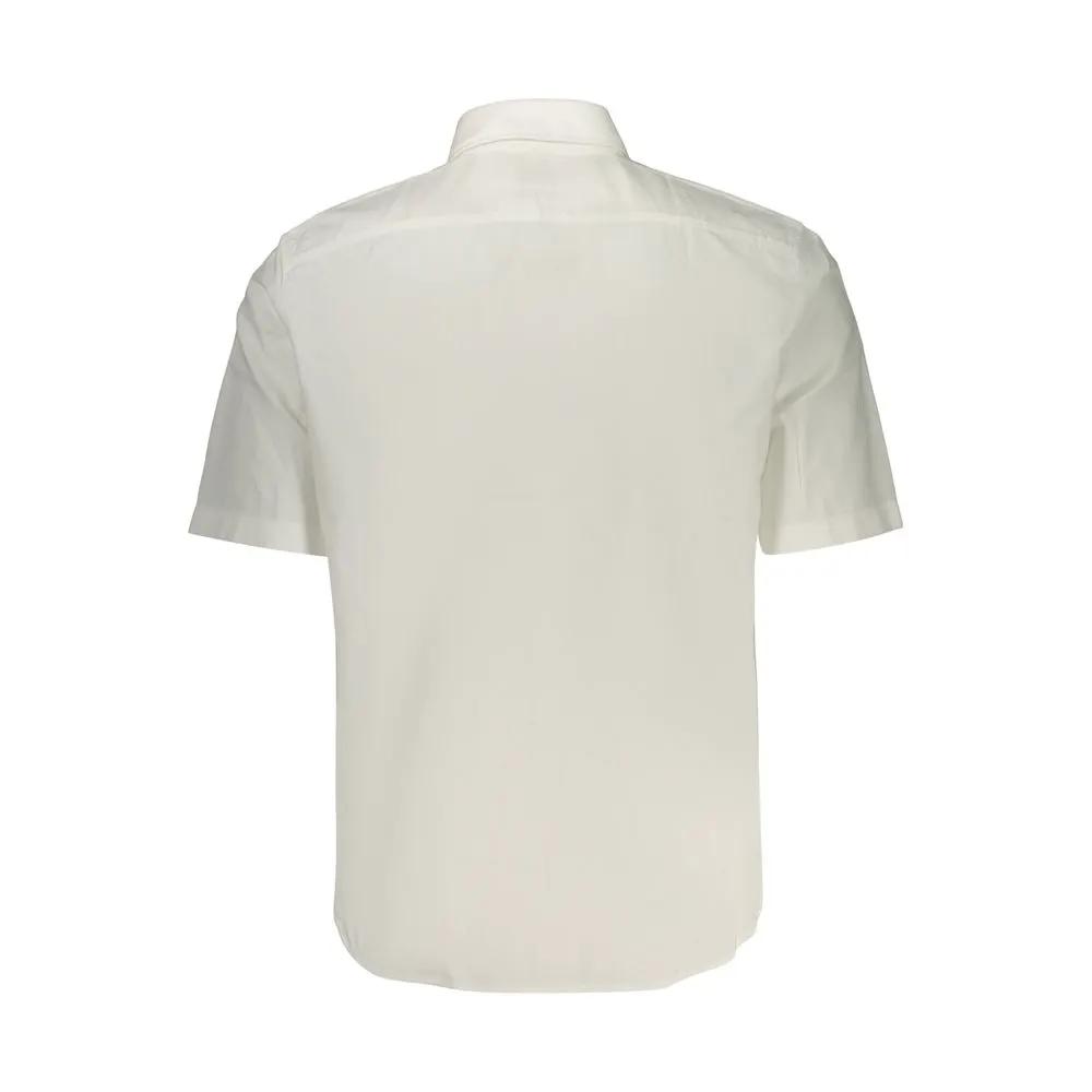 Hugo Boss Bianco Cotton Men Shirt by Hugo Boss