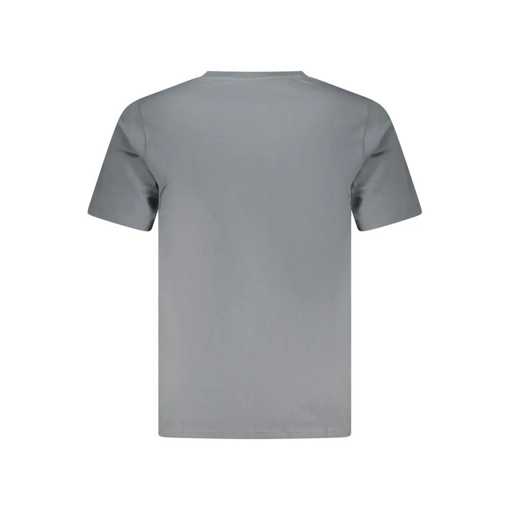 Converse Gray Cotton Men's T-Shirt by Converse