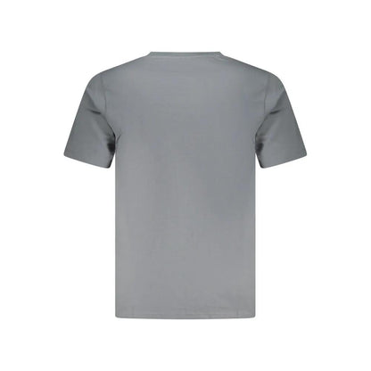 Converse Gray Cotton Men's T-Shirt by Converse