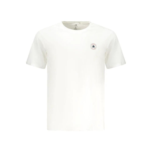 Converse White Cotton Men T-Shirt by Converse