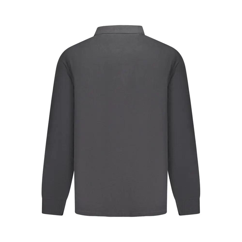 North Sails Black Cotton Men Polo Shirt by North Sails
