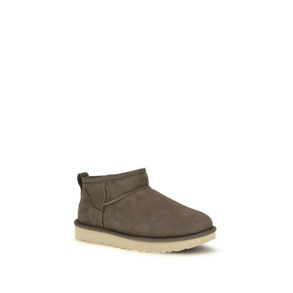 UGG Brown Leather Ankle Boots by UGG