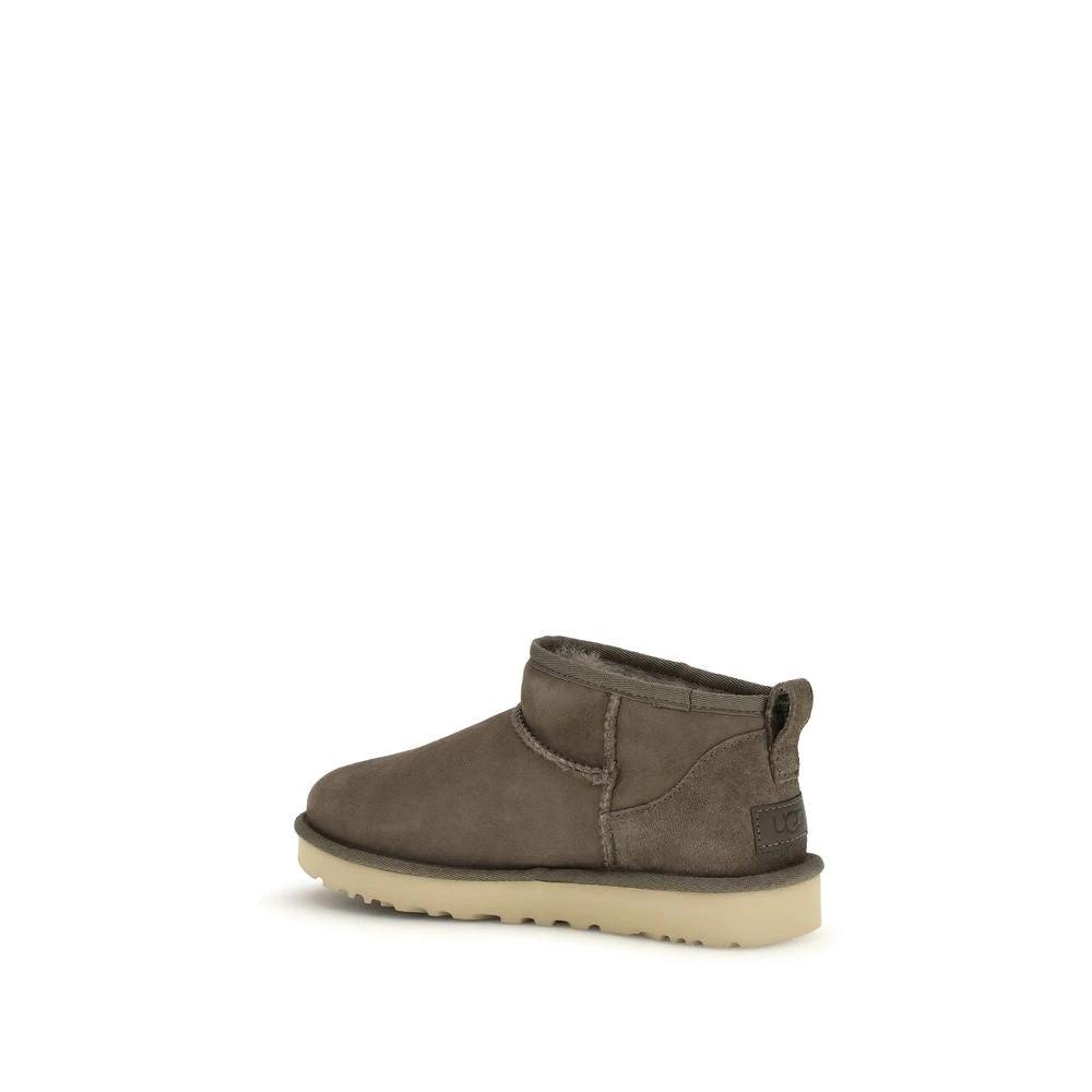UGG Brown Leather Ankle Boots by UGG