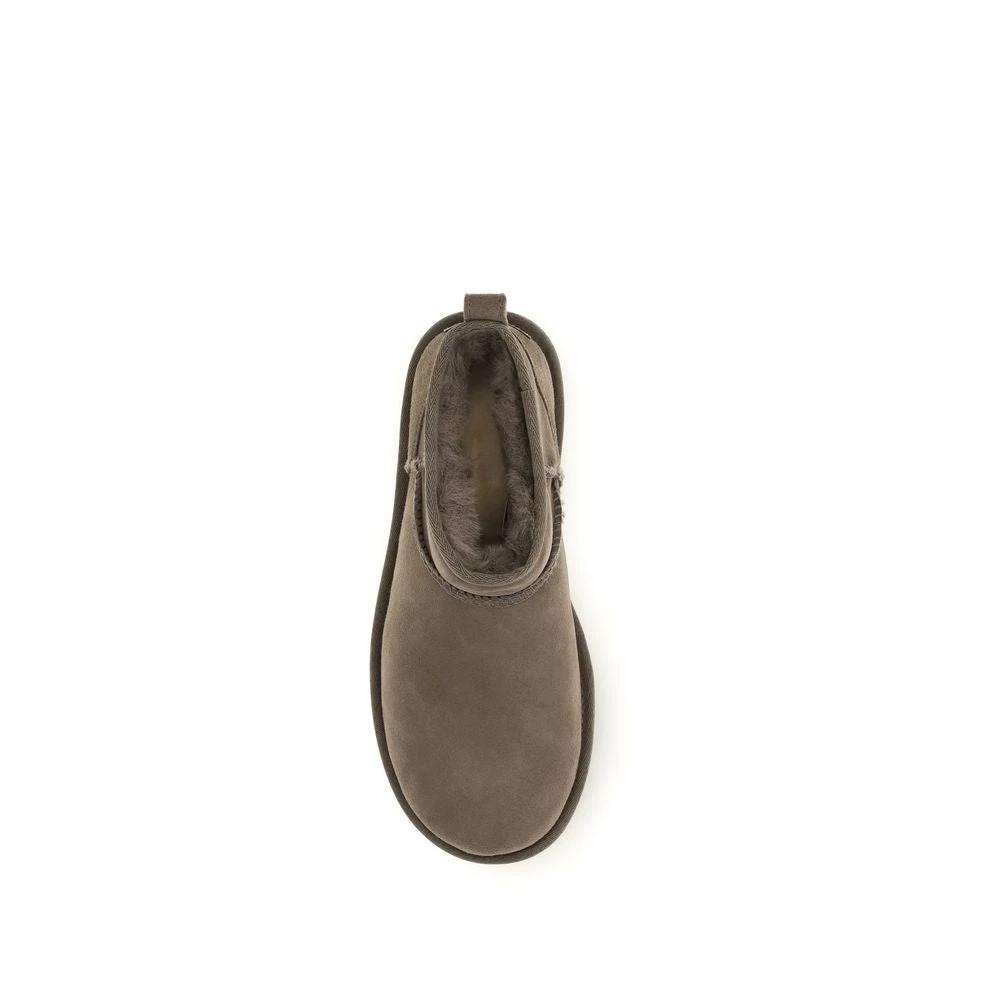 UGG Brown Leather Ankle Boots by UGG