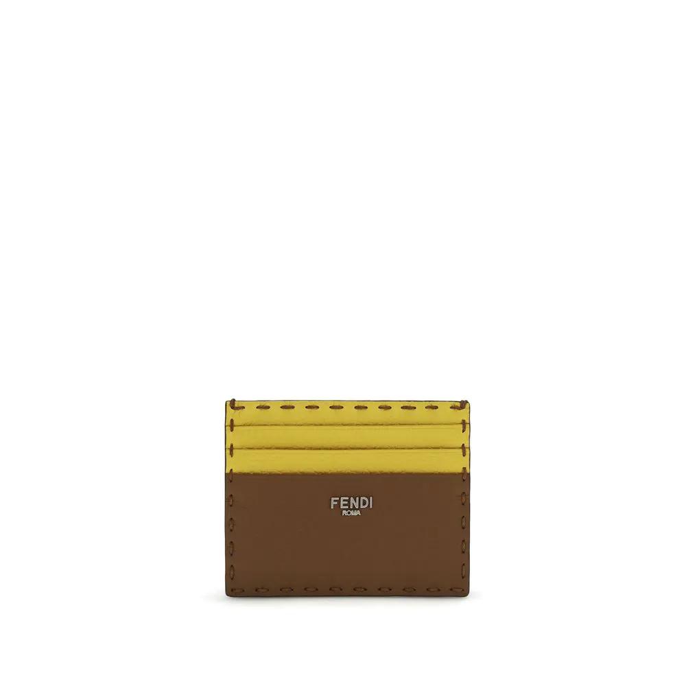 Fendi Multicolor Calf Leather Bos Taurus Wallet by Fendi