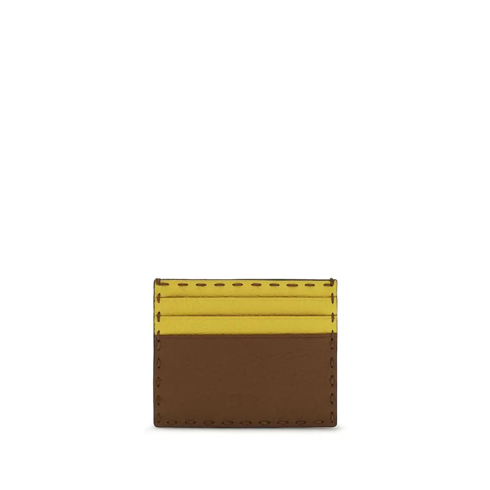 Fendi Multicolor Calf Leather Bos Taurus Wallet by Fendi