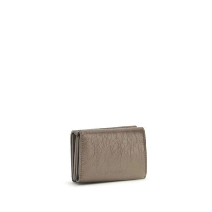Balenciaga Beige Lamb Ovis Aries Aries Wallet by Balenciaga