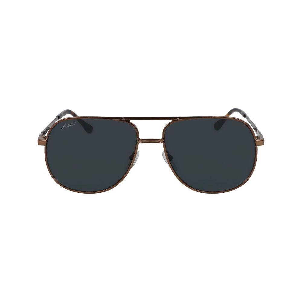 Lacoste Brown Metal Sunglasses by Lacoste