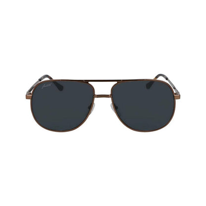 Lacoste Brown Metal Sunglasses by Lacoste