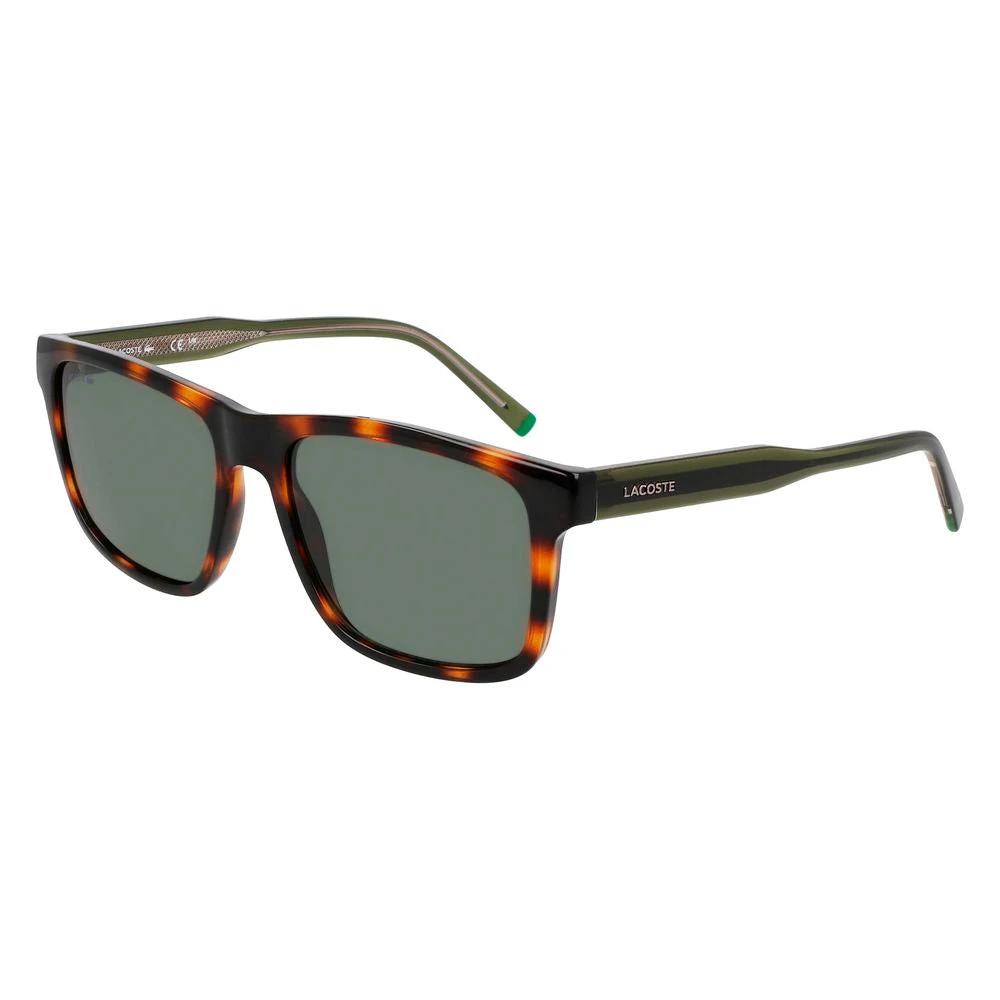 Lacoste Brown Injected Sunglasses by Lacoste