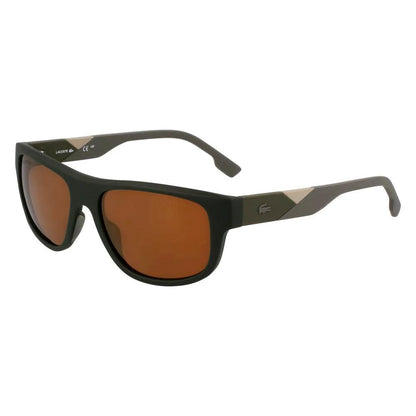 Lacoste Brown Injected Sunglasses by Lacoste