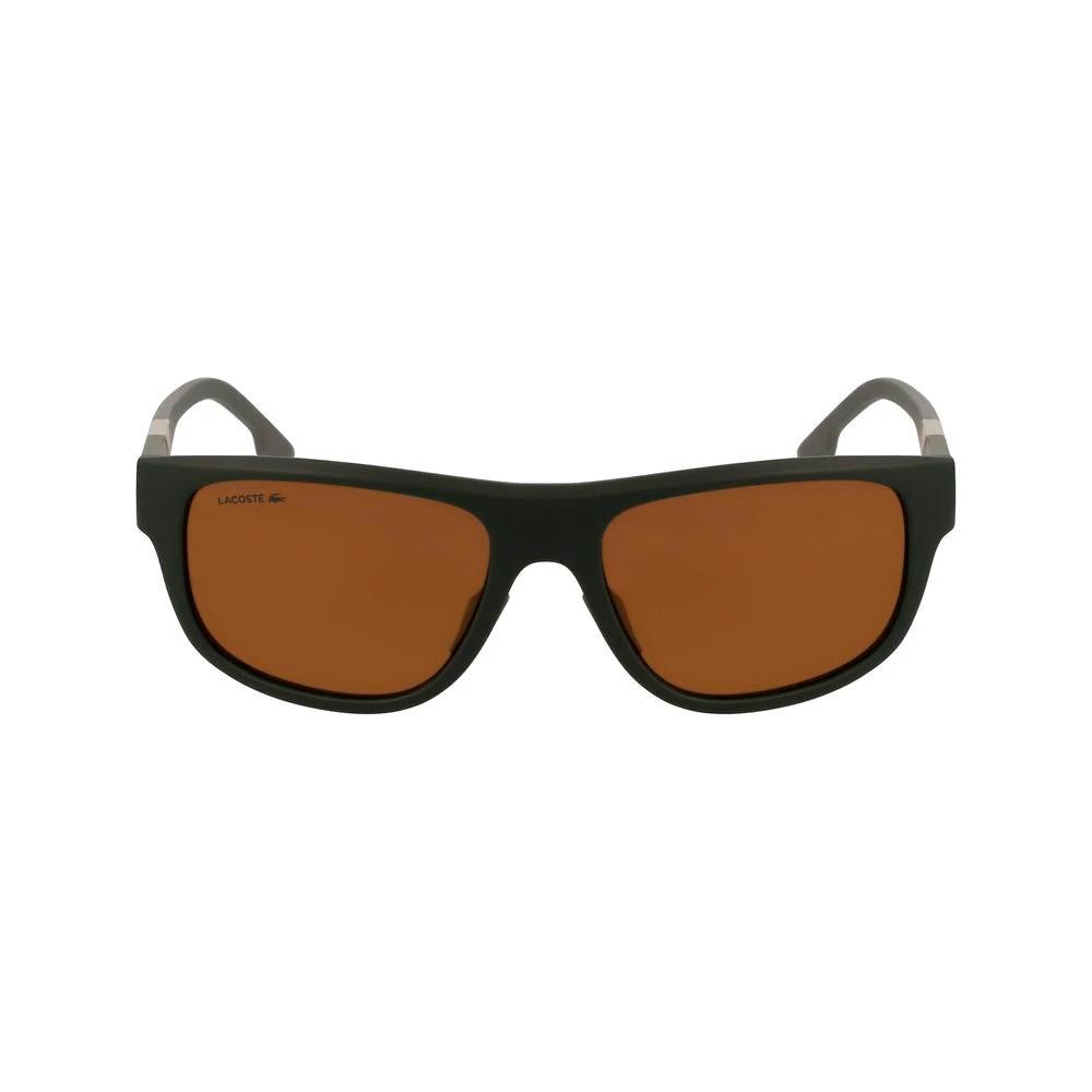 Lacoste Brown Injected Sunglasses by Lacoste