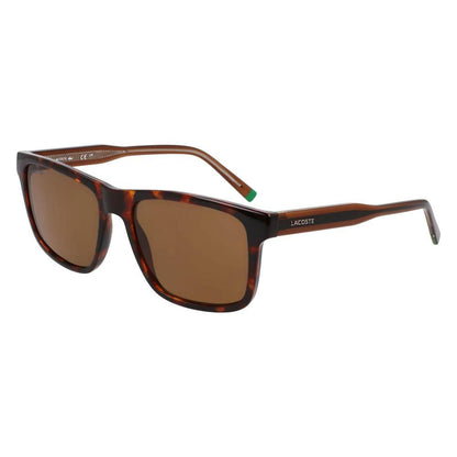 Lacoste Brown Injected Sunglasses by Lacoste