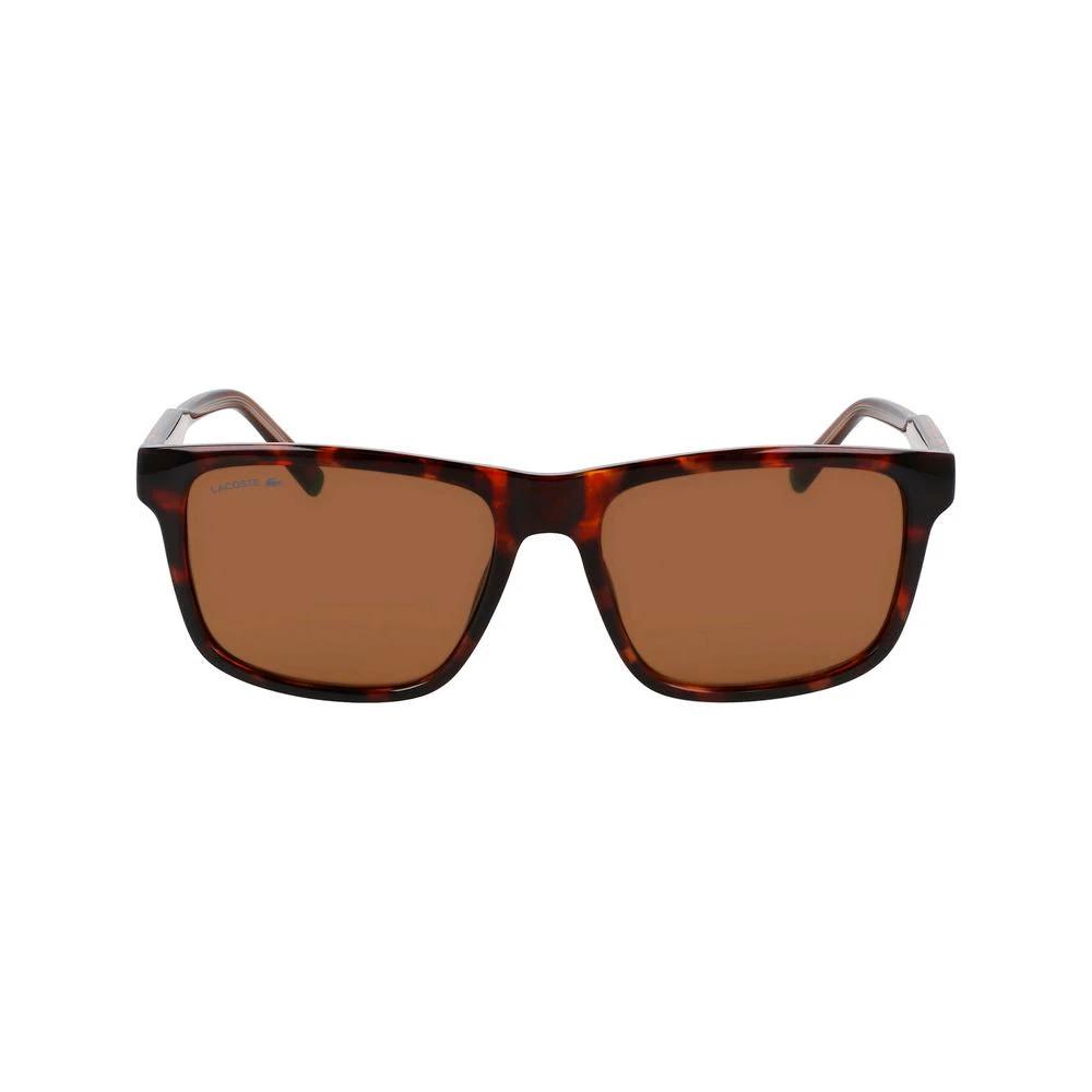 Lacoste Brown Injected Sunglasses by Lacoste