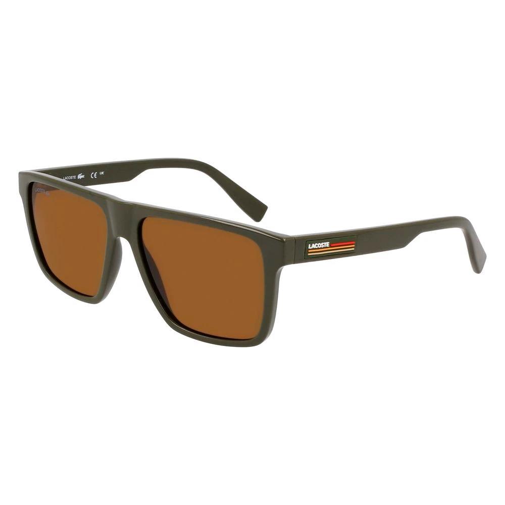 Lacoste Brown Injected Sunglasses by Lacoste