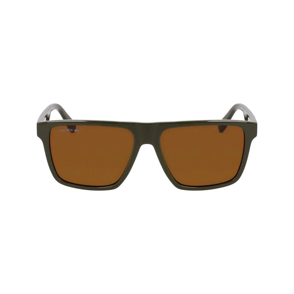 Lacoste Brown Injected Sunglasses by Lacoste