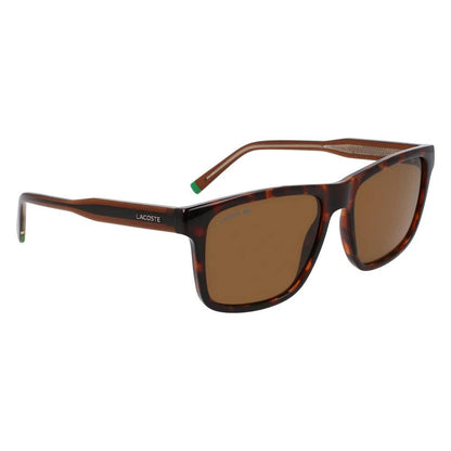 Lacoste Brown Injected Sunglasses by Lacoste