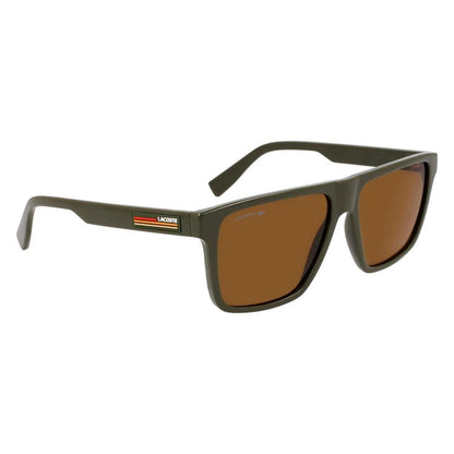 Lacoste Brown Injected Sunglasses by Lacoste