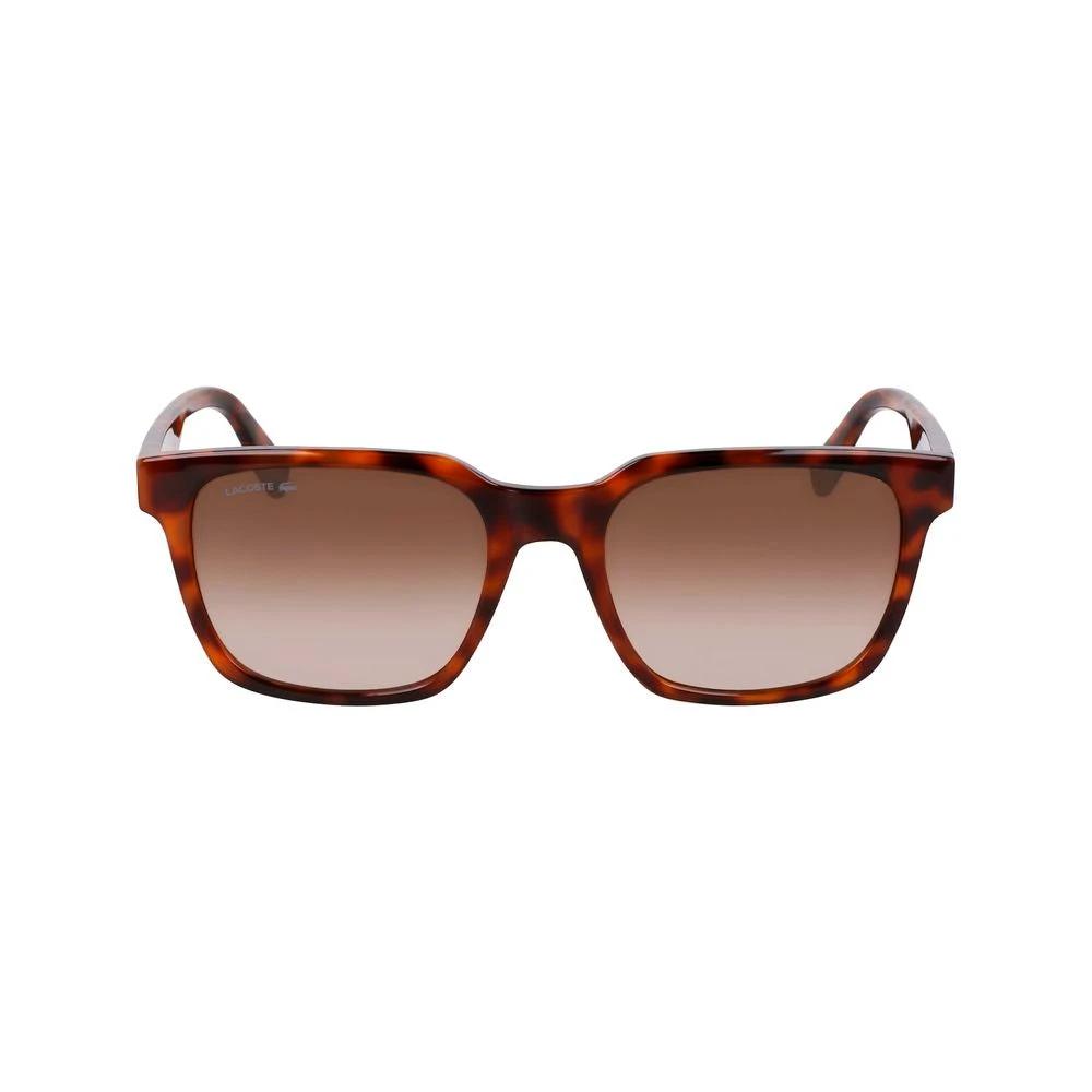 Lacoste Brown Injected Sunglasses by Lacoste
