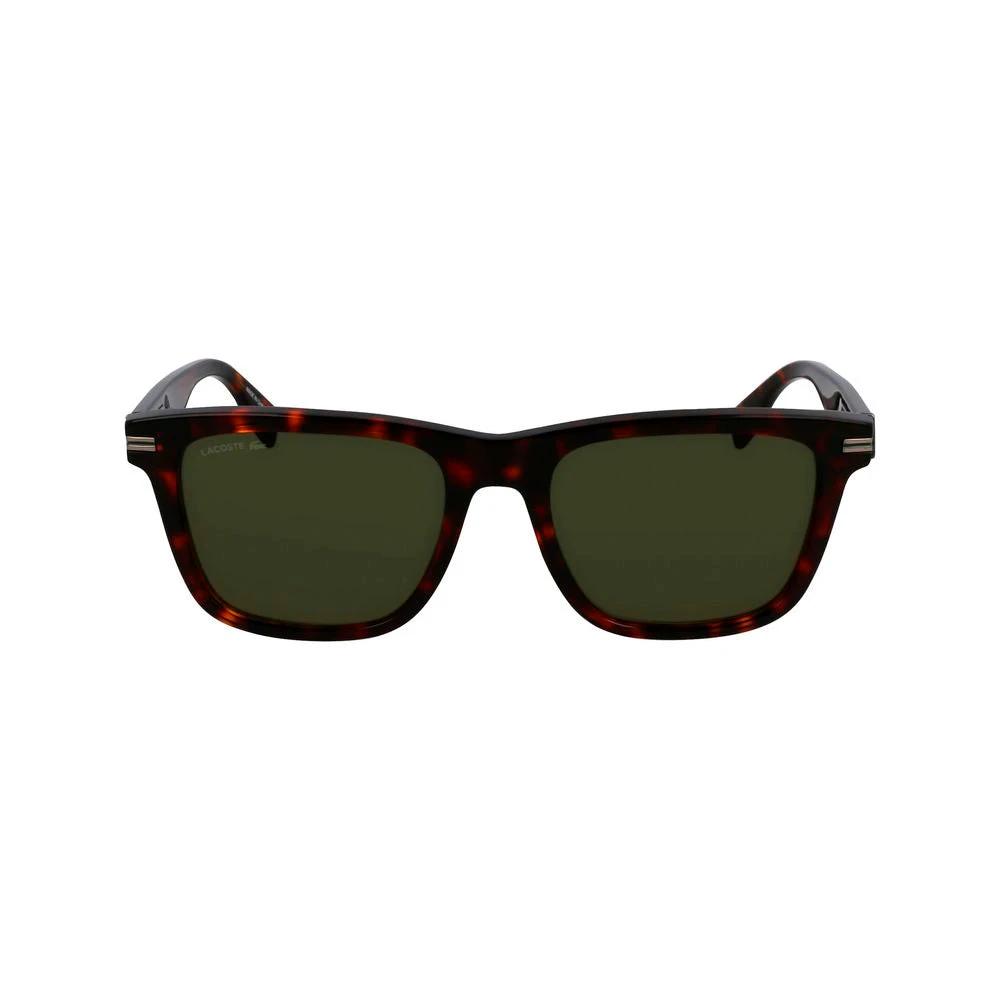 Lacoste Brown Acetate Sunglasses by Lacoste